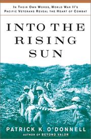 Cover of: Into the Rising Sun by Patrick K. O'Donnell