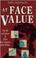 Cover of: At Face Value