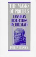 Cover of: The Mask of Proteus: Canadian Reflections on the State