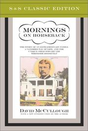 Cover of: Mornings on horseback by David McCullough