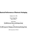 Cover of: Electrical Performance of Electronic Packaging: October 28-30, 1996  by IEEE Microwave Theory & Techniques Socie