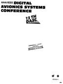 Cover of: AIAA/IEEE Digital Avionics Systems Conference: 12th Dasc