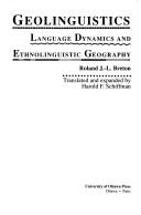 Cover of: Geolinguistics | Roland J. L. Breton