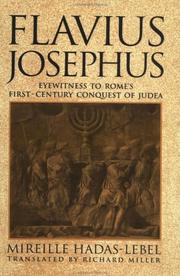 Cover of: Flavius Josephus by Hadas Lebel