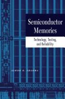 Cover of: Semiconductor memories by Ashok K. Sharma