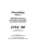 Cover of: Proceedings: 1996 IEEE Conference on Emerging Technologies and Factory Automation, ETFA '96, Kauai, Hawaii, November 18-21, 1996