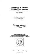 Cover of: Genealogy in Ontario: searching the records