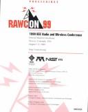 Cover of: Rawcon 99: 1999 IEEE Radio and Wireless Conference Denver Marriott Southeast Denver, Colorado, USA August 1-4, 1999 : Proceedings