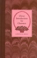 Cover of: Clever introductions for chairmen | 