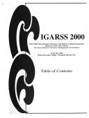 Cover of: IGARSS 2000 | International Geoscience and Remote Sensing Symposium (2000 Honolulu, Hawaii)