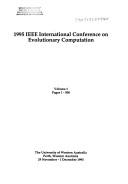 Cover of: 1995 IEEE International Conference on Evolutionary Computation, the University of Western Australia, Perth, Western Australia, 29 November-1 December, 1995.