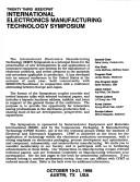 Cover of: Twenty third IEEE/CPMT International Electronics Manufacturing Technology Symposium: proceedings 1998 IEMT symposium : October 19-21, 1998, Austin, TX, USA