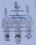 Cover of: Electrical performance of electronic packaging by IEEE Microwave Theory & Techniques Socie, Institute of Electrical and Electronics Engineers