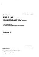 Cover of: Proceedings of EMPD '95: 1995 International Conference on Energy Management and Power Delivery, 21-23 November, 1995, the Westin Stamford and Westin Plaza, Singapore