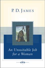 Cover of: An  unsuitable job for a woman by P. D. James