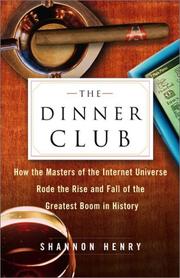 Cover of: The Dinner Club by Shannon Henry