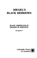 Cover of: Israel's Black Hebrews: Black Americans in search of identity