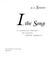 Cover of: I, the song