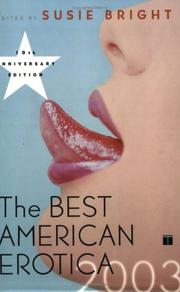 Cover of: The Best American Erotica 2003 (Best American Erotica) by Susie Bright