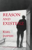 Cover of: Reason and Existenz: Five Lectures (Marquette Studies in Philosophy, No 11)