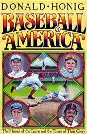 Cover of: Baseball America by Donald Honig