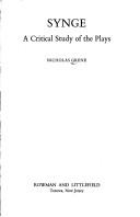 Cover of: Synge: a critical study of the plays