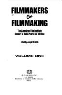 Cover of: Filmmakers on filmmaking by Joseph McBride