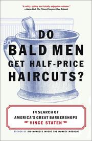 Cover of: Do Bald Men Get Half-Price Haircuts?: In Search of America's Great Barbershops