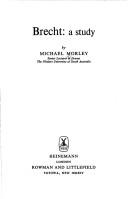 Brecht by Michael Morley