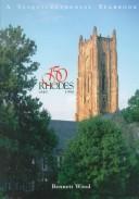 Cover of: 150 Rhodes 1848 1998 a Sesquicentennial: 1848-1998 : A Sesquicentennial Yearbook