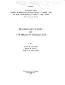 Cover of: Preliminary survey of the Mexican collection