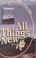 Cover of: All things new