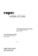 Cover of: Rape: victims of crisis