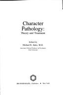 Cover of: Character Pathology by Michael R. Zales