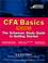 Cover of: Kaplan CFA Basics