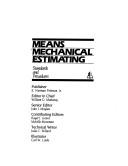 Cover of: Means mechanical estimating: standards and procedures
