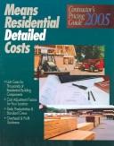 Cover of: Contractor's Pricing Guide 2005: Means Residential Detailed Costs