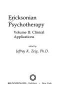 Cover of: Ericksonian psychotherapy