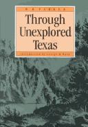 Cover of: Through Unexplored Texas