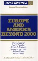 Cover of: Europe and America beyond 2000