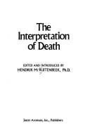 Cover of: The interpretation of death.