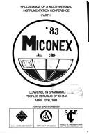 Cover of: Miconex '83: Proceedings of a Multi-National Instrumentation Conference