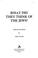Cover of: What Did They Think of the Jews?