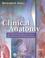 Cover of: Clinical Anatomy