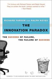 Cover of: The Innovation Paradox : The Success of Failure, the Failure of Success