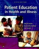 Cover of: Patient Education in Health and Illness