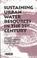 Cover of: Sustaining Urban Water Resources in the 21st Century