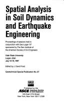 Spatial analysis in soil dynamics and earthquake engineering