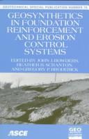 Cover of: Geosynthetics in foundation reinforcement and erosion control systems: proceedings of sessions of Geo-Congress