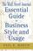 Cover of: The Wall Street Journal Essential Guide to Business Style and Usage